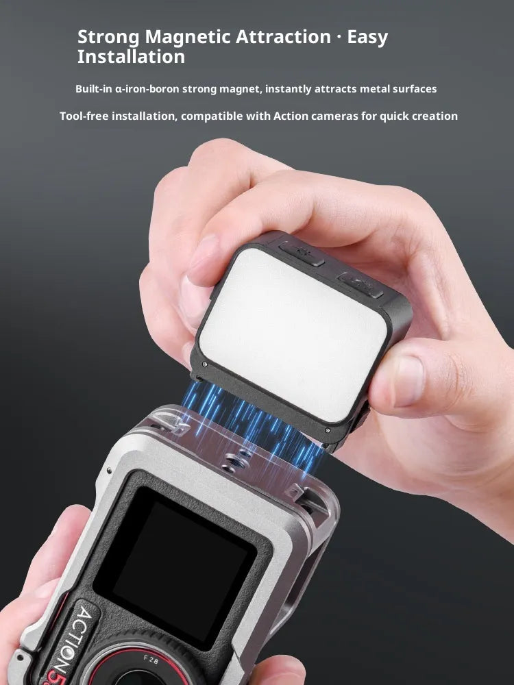 Magnetic Clip-On Fill Light Rechargable