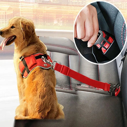 Adjustable Dog Car Harness Lead