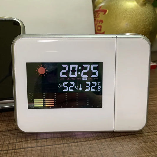Home electronic clock with temperature & Humidity Display