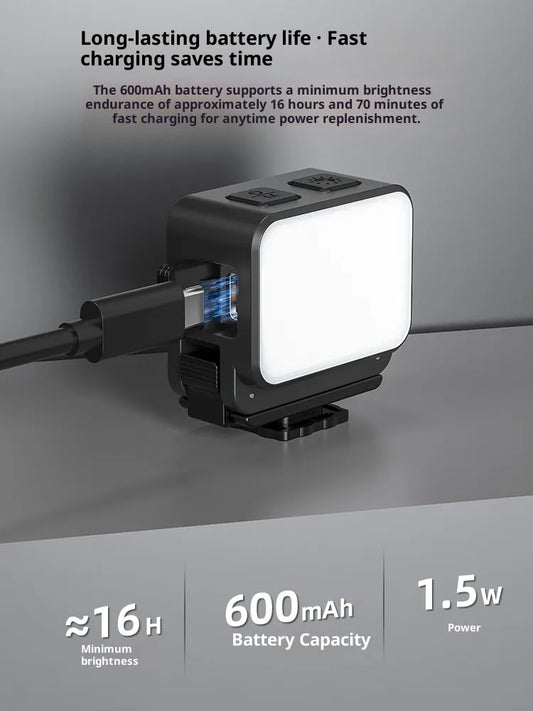 Magnetic Clip-On Fill Light Rechargable
