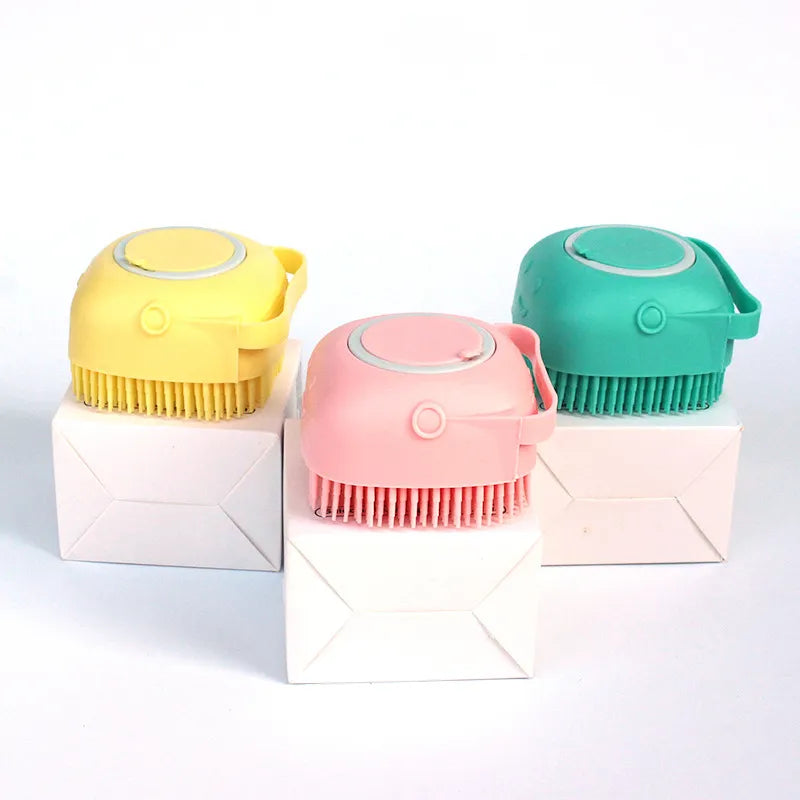 Silicone Pet Cleaning Comb Brush